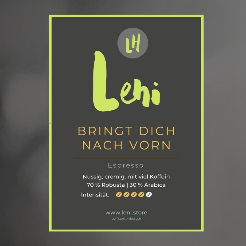 Geschenkset 1 - Design-Eierbecher / Leni-Espressobohnen / Kaffeeklammer