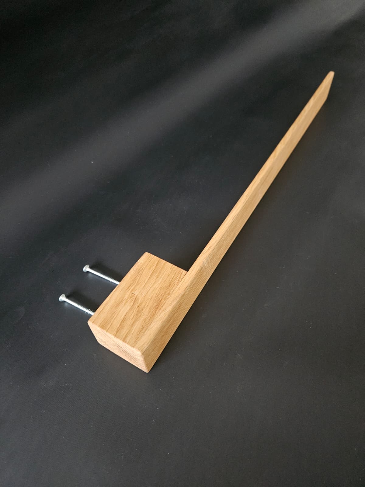 Handtuchhalter aus Eiche